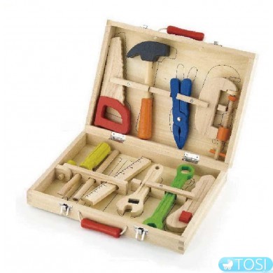 Набор деревянных инструментов Viga Toys 10 шт
